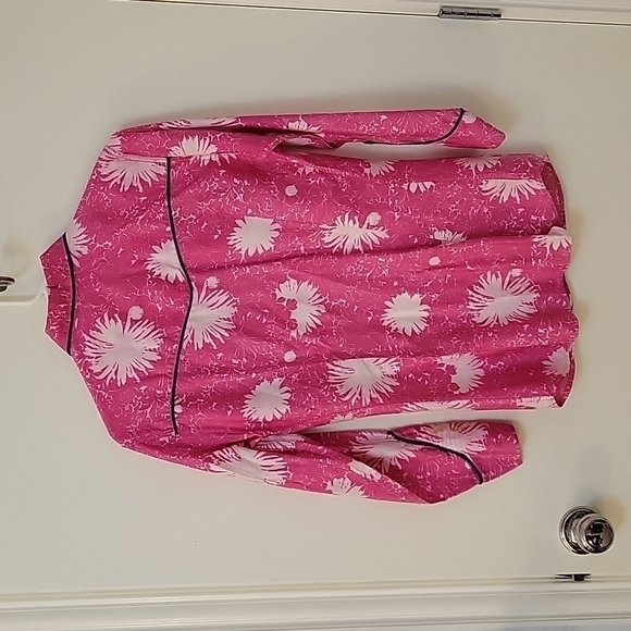 HANDMADE Pink Rockabilly Snap Batik Fireworks Rodeo Fiesta Shirt - Picture 7 of 8